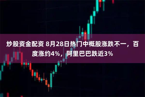 炒股资金配资 8月28日热门中概股涨跌不一，百度涨约4%，阿里巴巴跌近3%